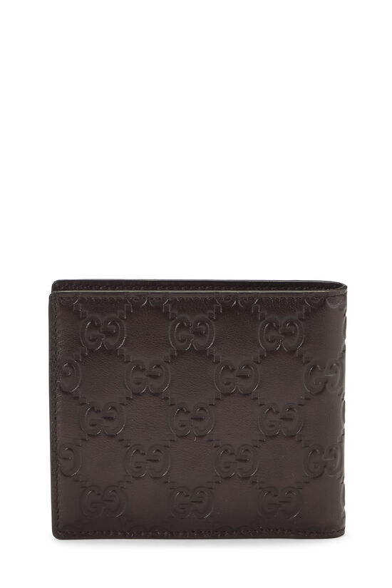 Brown Guccissima Bi-Fold Wallet, , large image number 2