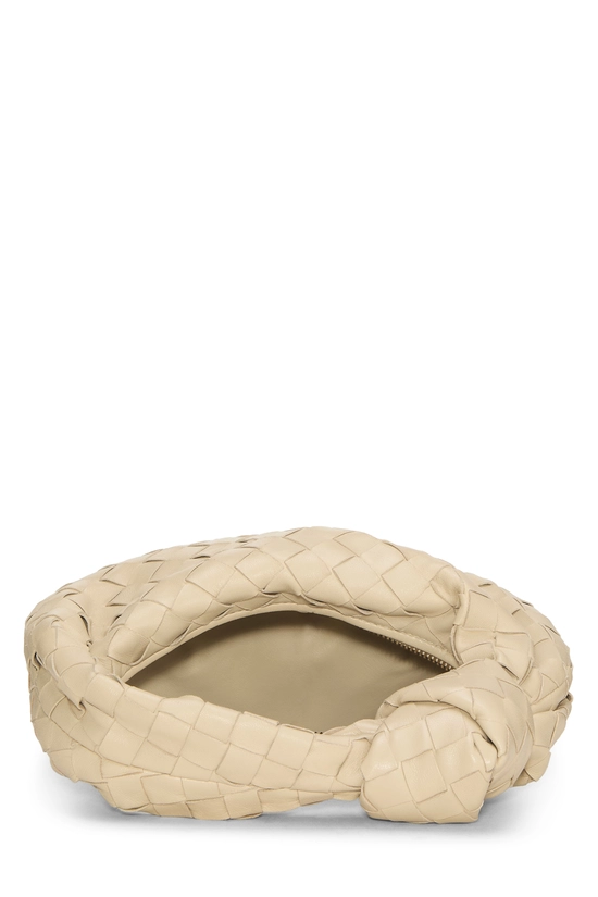Beige Intrecciato Leather Jodie Mini, , large image number 5