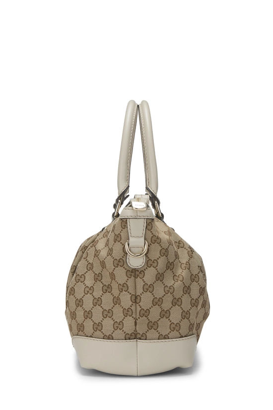 White Original GG Canvas Sukey Zip Handbag Large, , large image number 2