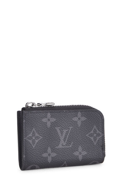 Monogram Eclipse Port Monnaie Jour, , large