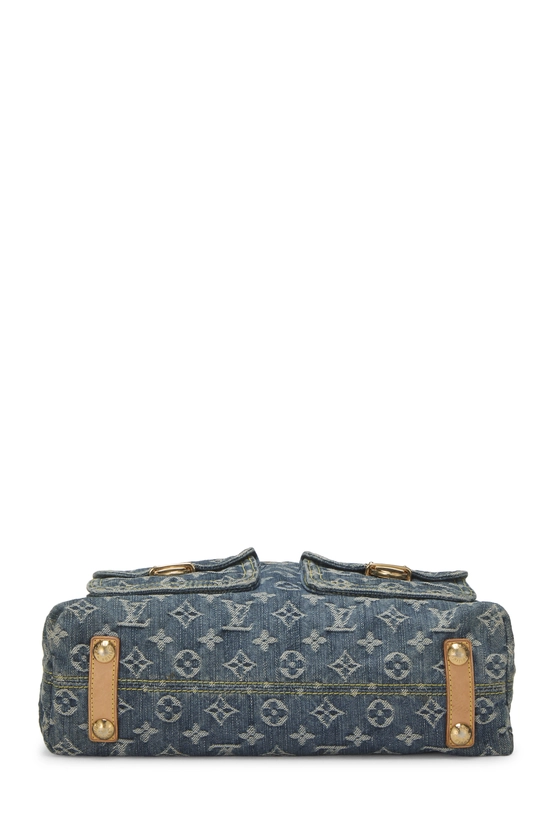 Blue Monogram Denim Baggy GM, , large image number 4