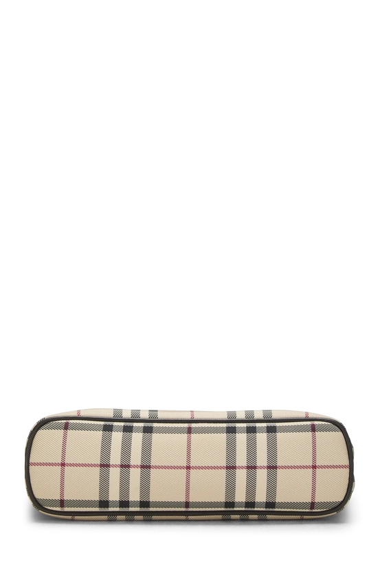 Brown House Check Jacquard Handbag Mini, , large image number 4