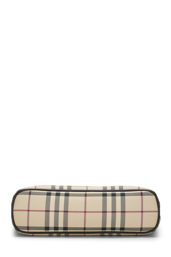 Brown House Check Jacquard Handbag Mini, , large image number 4