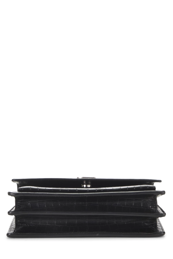Black Embossed Leather Sunset Medium, , large image number 4