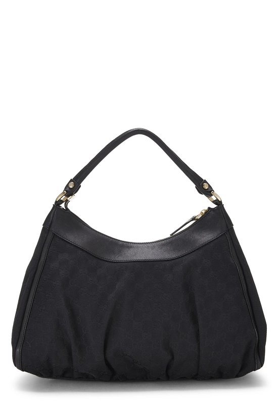 Black Original GG Canvas D-Ring Abbey Shoulder Bag, , large image number 3
