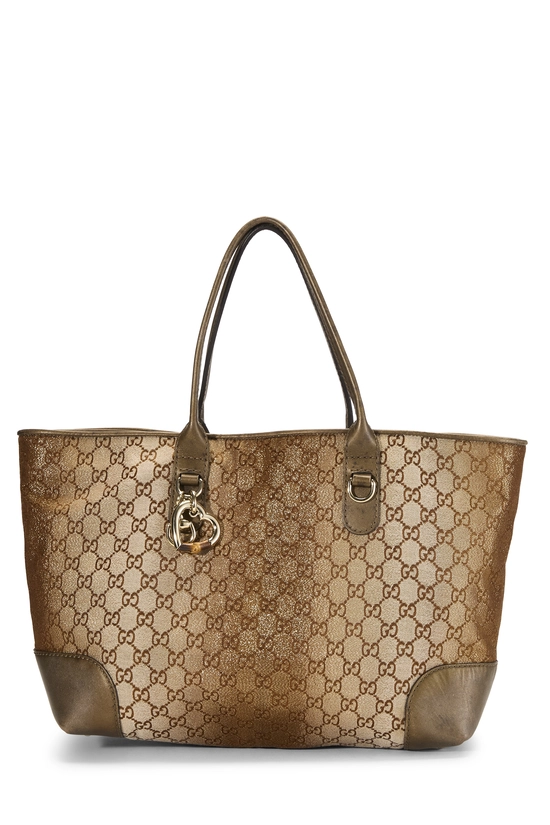 Gold GG Lurex Heart Bit Tote, , large image number 0
