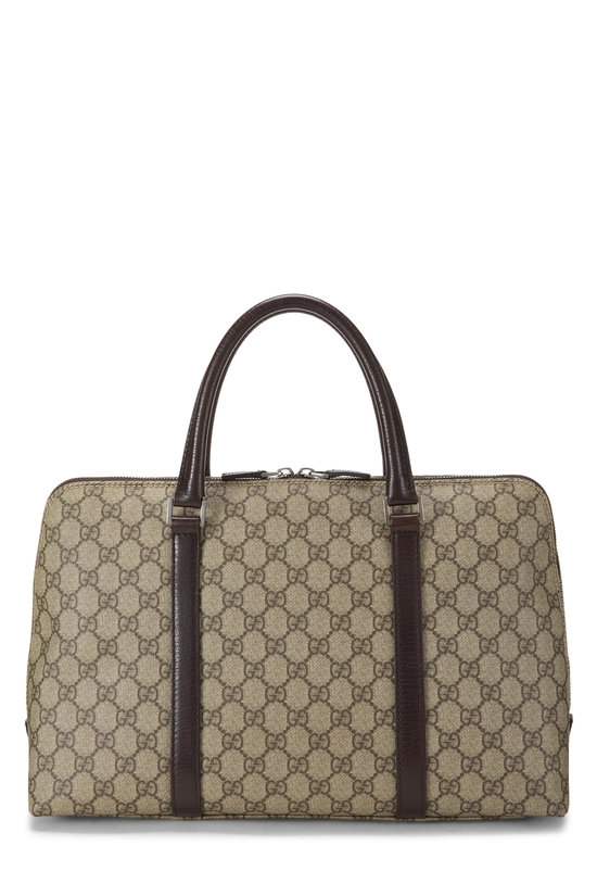 Brown GG Supreme Canvas Handbag, , large image number 3