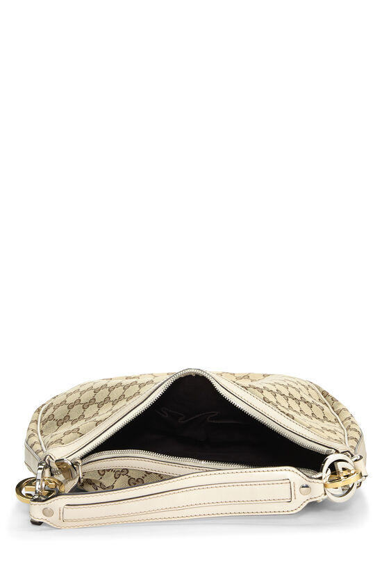 White Original GG Canvas Twins Hobo, , large image number 5