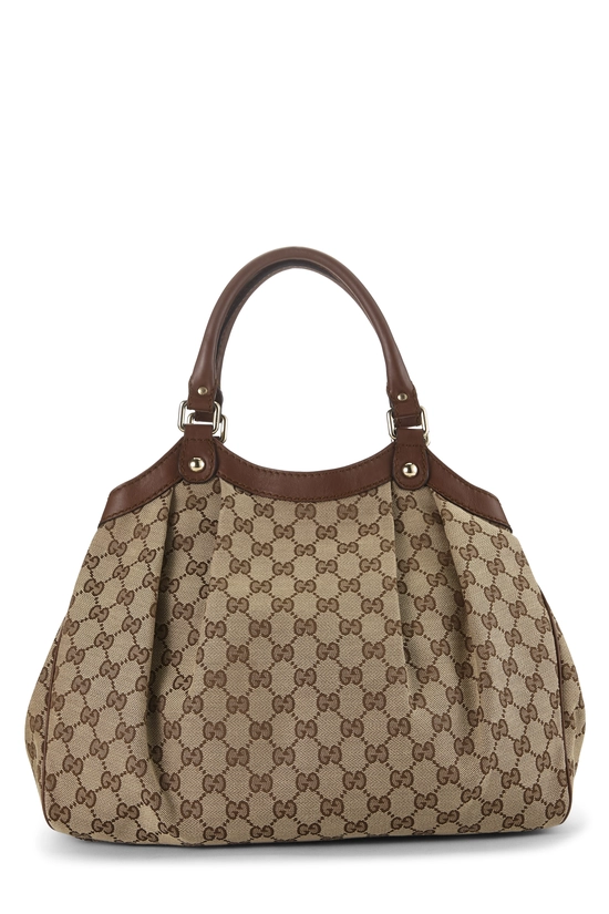 Brown Original GG Canvas Sukey Tote, , large image number 3