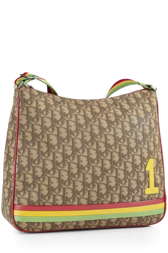 Rasta Trotter Canvas Messenger Bag, , large image number 1
