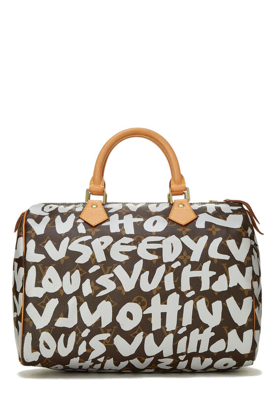 Stephen Sprouse x Louis Vuitton Grey Monogram Graffiti Speedy 30, , large image number 0