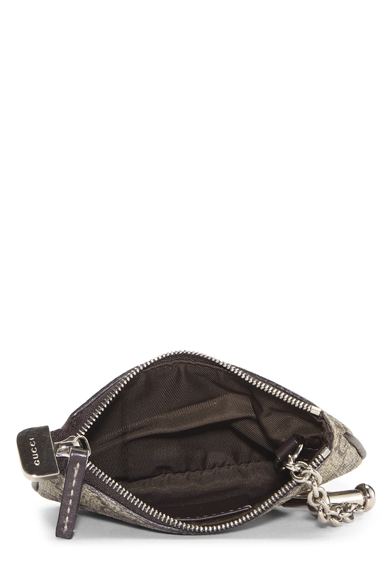 Brown GG Supreme Canvas Key Case, , large image number 3