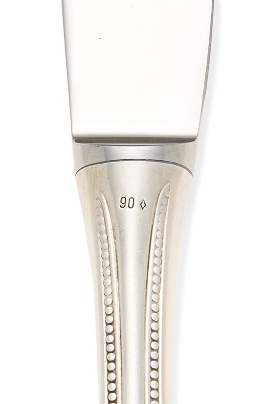 Silver Metal 45 Piece Cutlery Set, , large image number 8