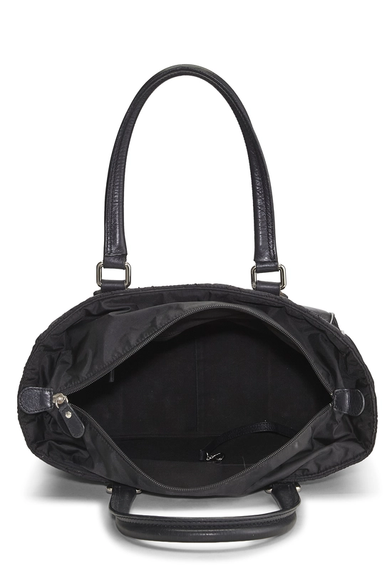 Black Nylon Paris-New York Tote, , large image number 5
