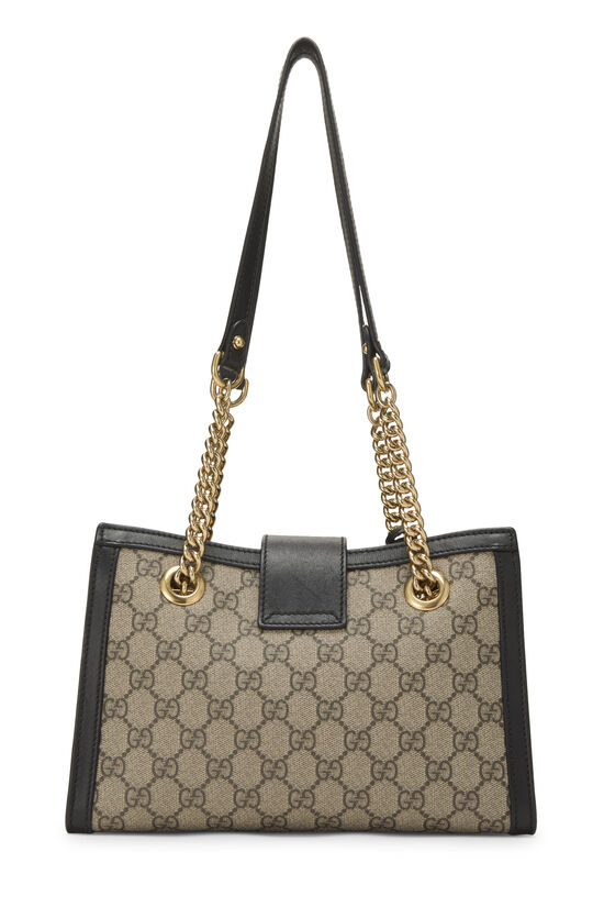 Black GG Supreme Padlock Tote Small, , large image number 3