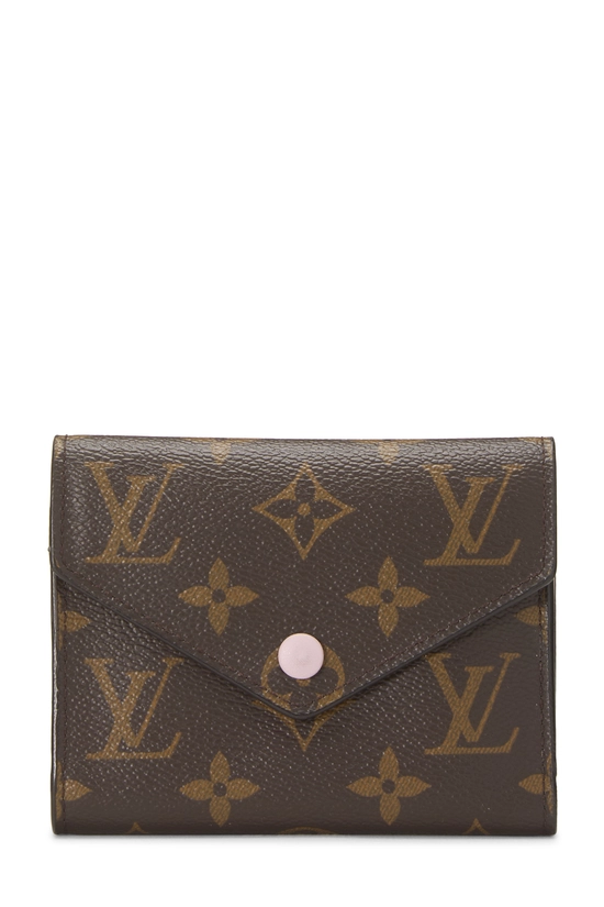 Pink Monogram Canvas Victorine Wallet, , large image number 0