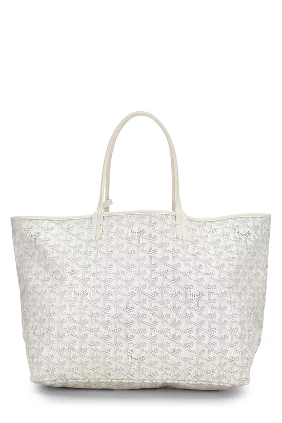 White Goyardine Canvas Saint-Louis PM, , large image number 0