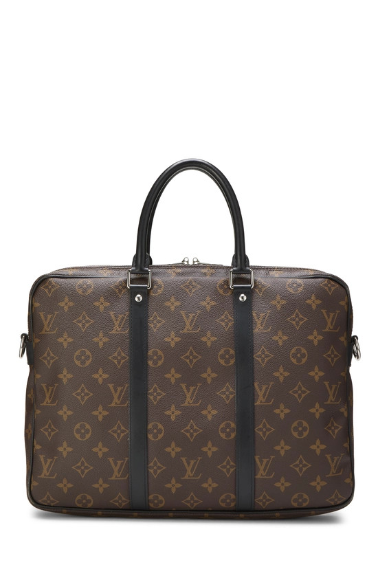 Monogram Macassar Porte Documents-Voyage PM, , large image number 0