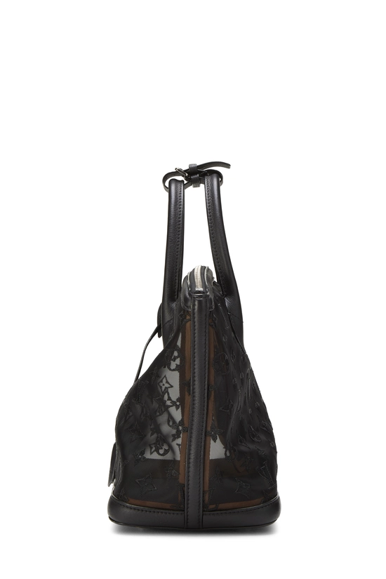 Black Monogram Mesh Transparence Lockit, , large image number 2