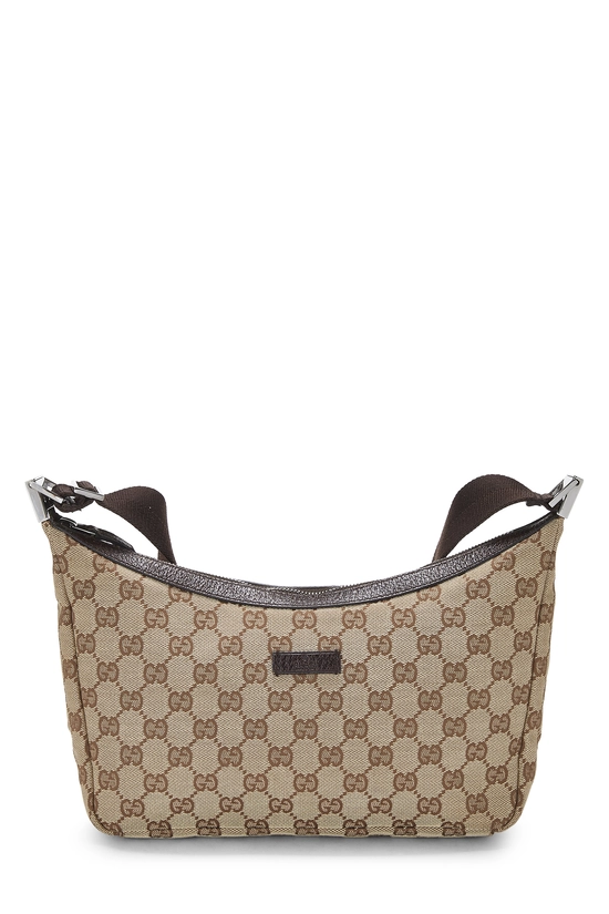 Gucci Beige and Brown GG Round Bag Gucci Beige GG Supreme Canvas Round Backpack Bag main image 2