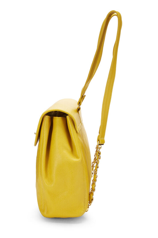 Yellow Caviar 'CC' Backpack, , large image number 2