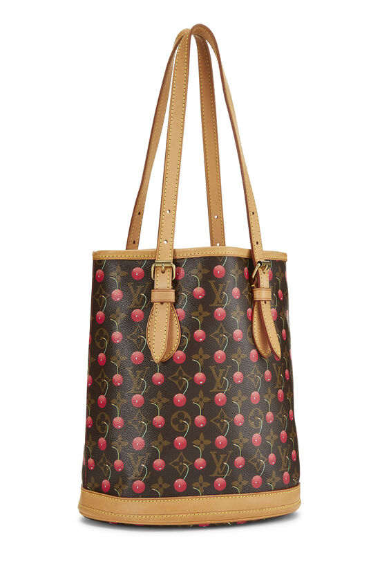 Louis Vuitton, Bags, Sold Louis Vuitton Petit Cherry Bucket Bag