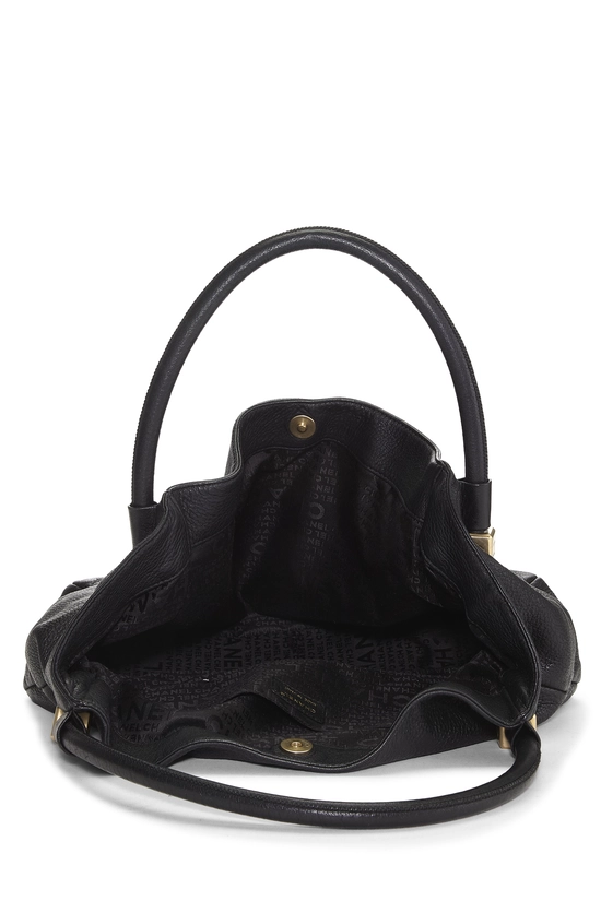 Black Calfskin Dice Shoulder Bag, , large image number 5
