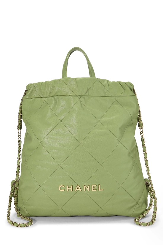 Green Caviar Chanel 22 Backpack, , large image number 0