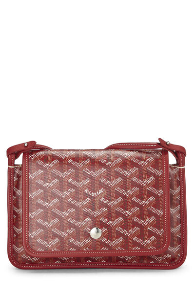 Red Goyardine Canvas Plumet