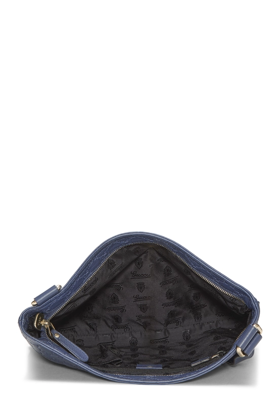 Blue Guccissima Flat Messenger, , large image number 5