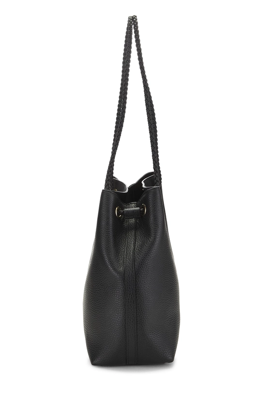 Black Leather Gifford Tote, , large image number 2