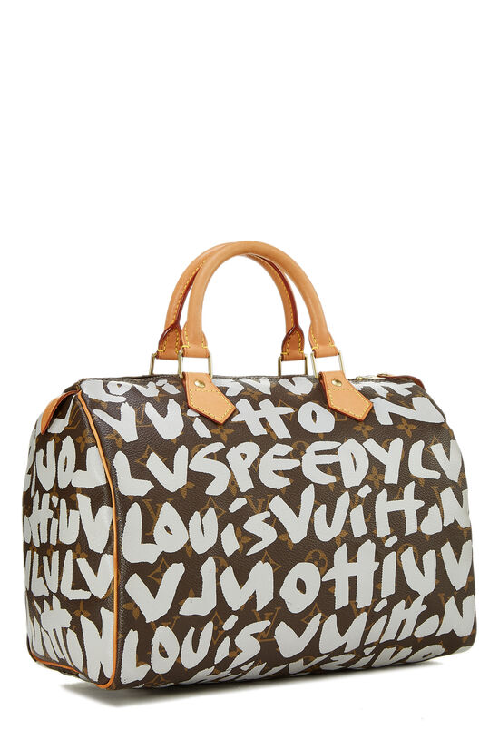 Stephen Sprouse x Louis Vuitton Grey Monogram Graffiti Speedy 30, , large image number 2