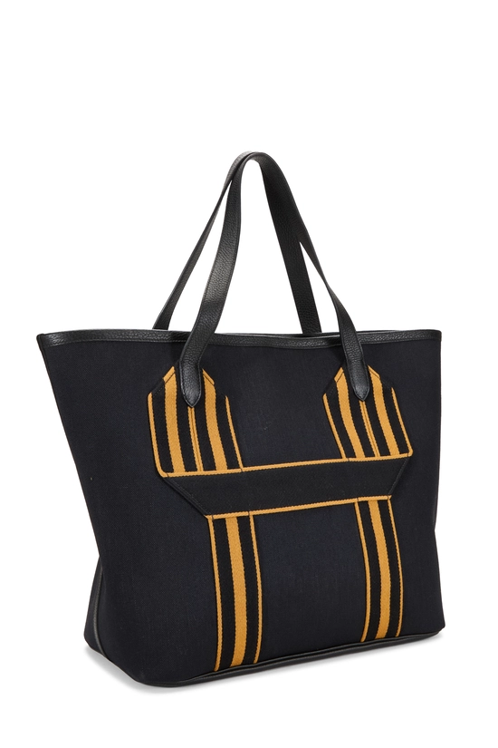 Black Canvas Pursangle Tote, , large image number 1