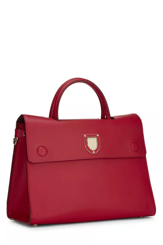 Red Calfskin Diorever Medium, , large image number 1