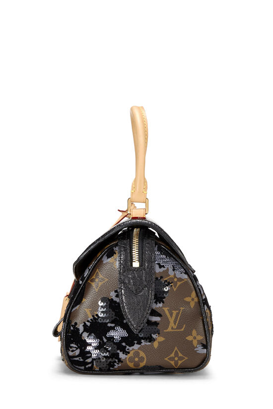 Louis Vuitton - Black Monogram Fleur de Jais Carrousel Bag