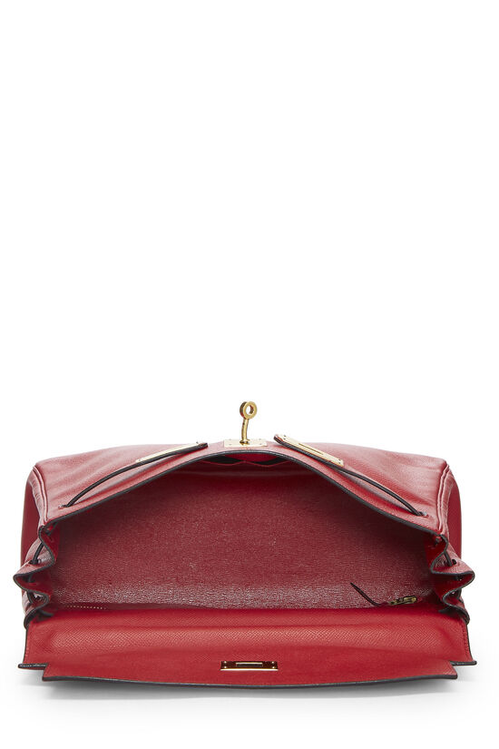 Hermes Rouge Vif Birkin 35 Bag – The Closet