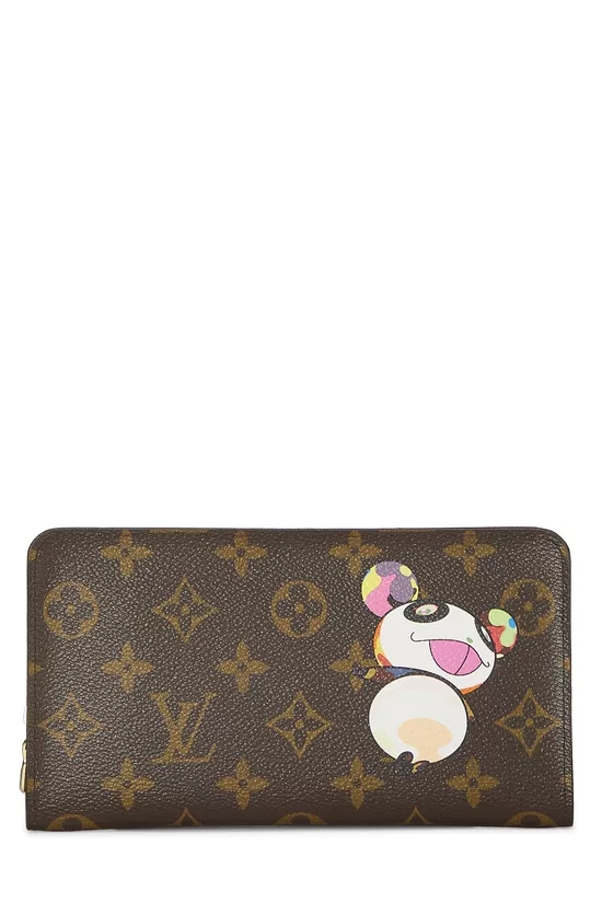 Takashi Murakami x Louis Vuitton Monogram Canvas Panda Porte Monnaie Zippy, , large image number 0