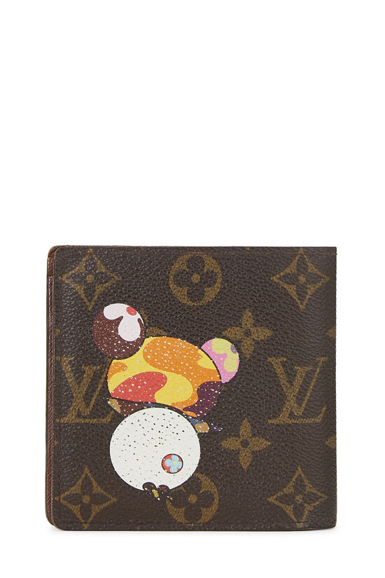 Takashi Murakami x Louis Vuitton Monogram Canvas Panda Marco Wallet  QJA05G9Y0B000
