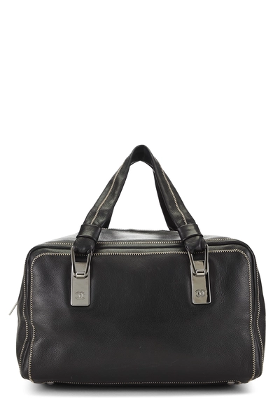 Chanel Black Lambskin Bowler