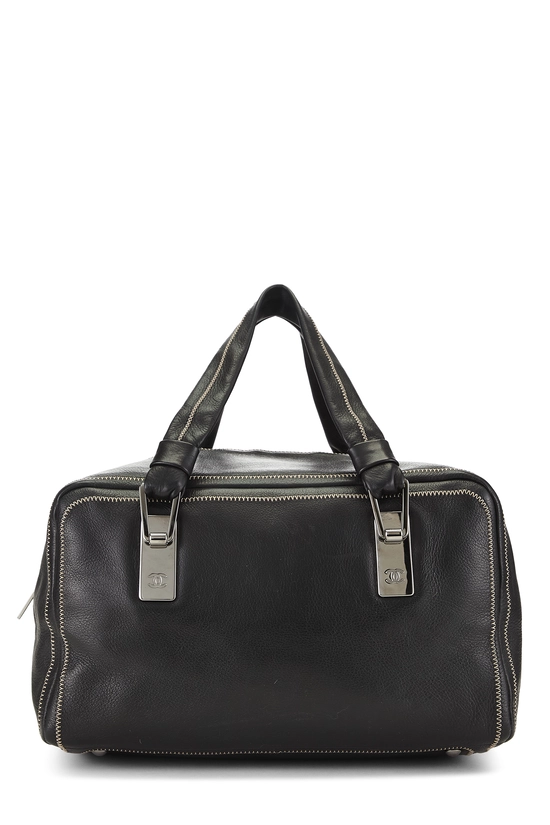 Black Lambskin Bowler, , large image number 0