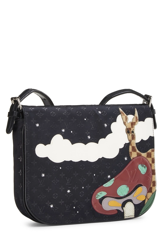 Black Monogram Patchwork Conte De Fees Musette, , large image number 1