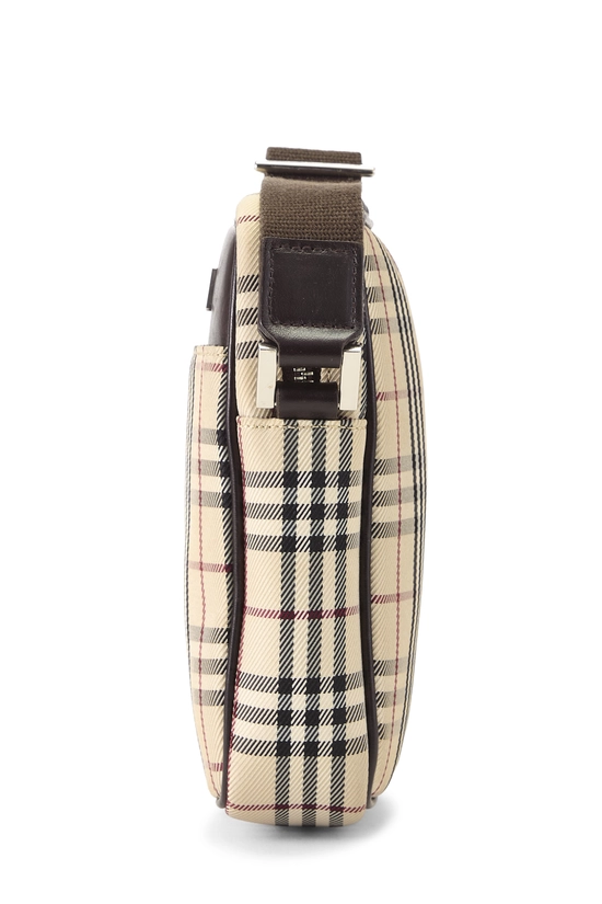 Brown Nylon House Check Vertical Camera Bag Mini, , large image number 2