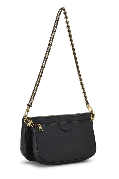 Louis Vuitton Black Monogram GIant Empreinte Multi Pochette Accessoires — photo 2