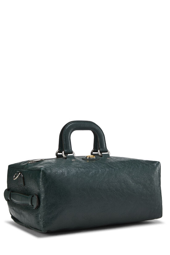 Green Leather Soft Backpack, , large image number 3