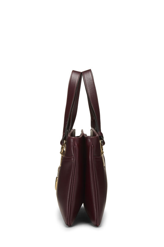 Burgundy GG Leather Arli Shoulder Bag, , large image number 2