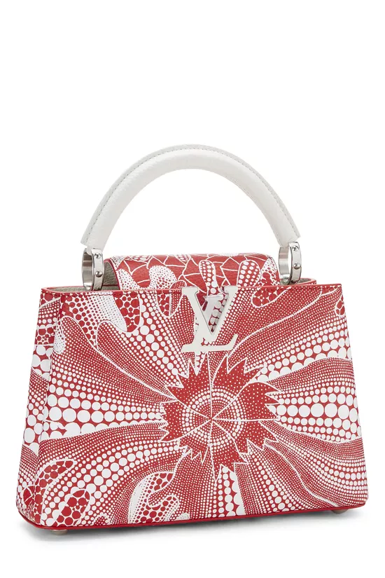 Yayoi Kusama x Louis Vuitton Red & White Dots Infinity Taurillon Capucines BB, , large image number 2