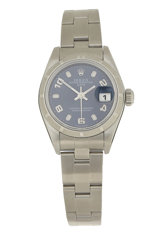 Pre-Owned Blue Dial Oyster Perpetual Datejust 79190 26mm QOJ8VX5NBY000