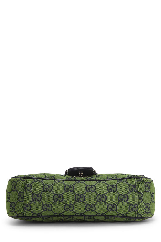 Green Original GG Canvas Marmont Shoulder Bag Small, , large image number 4