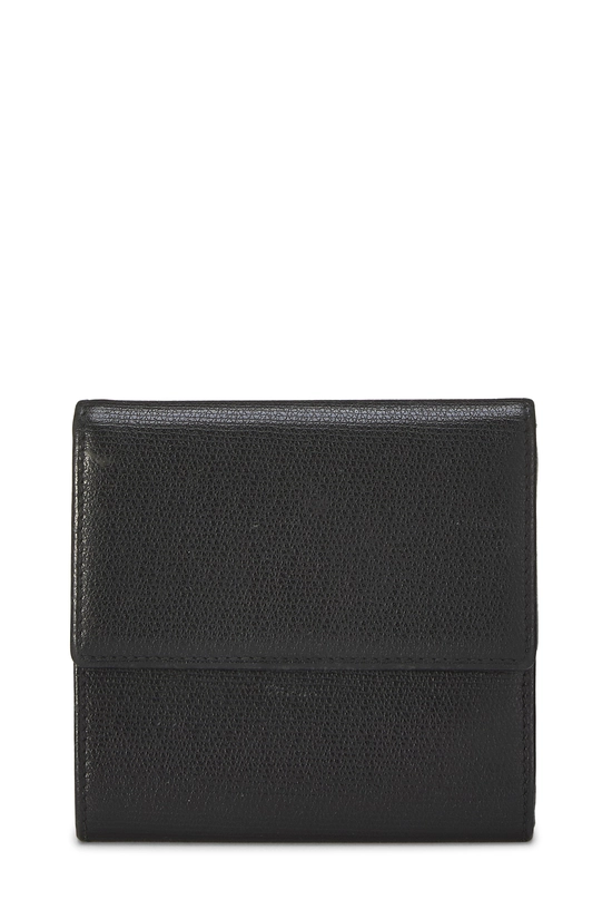 Black Calfskin Compact Wallet, , large image number 2