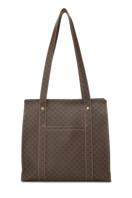 Brown Coated Canvas Macadam Tote, , large image number 0